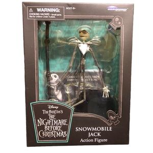 Disney Diamond Select Toys Nightmare Before Christmas Snowmobile Jack Collectibl
